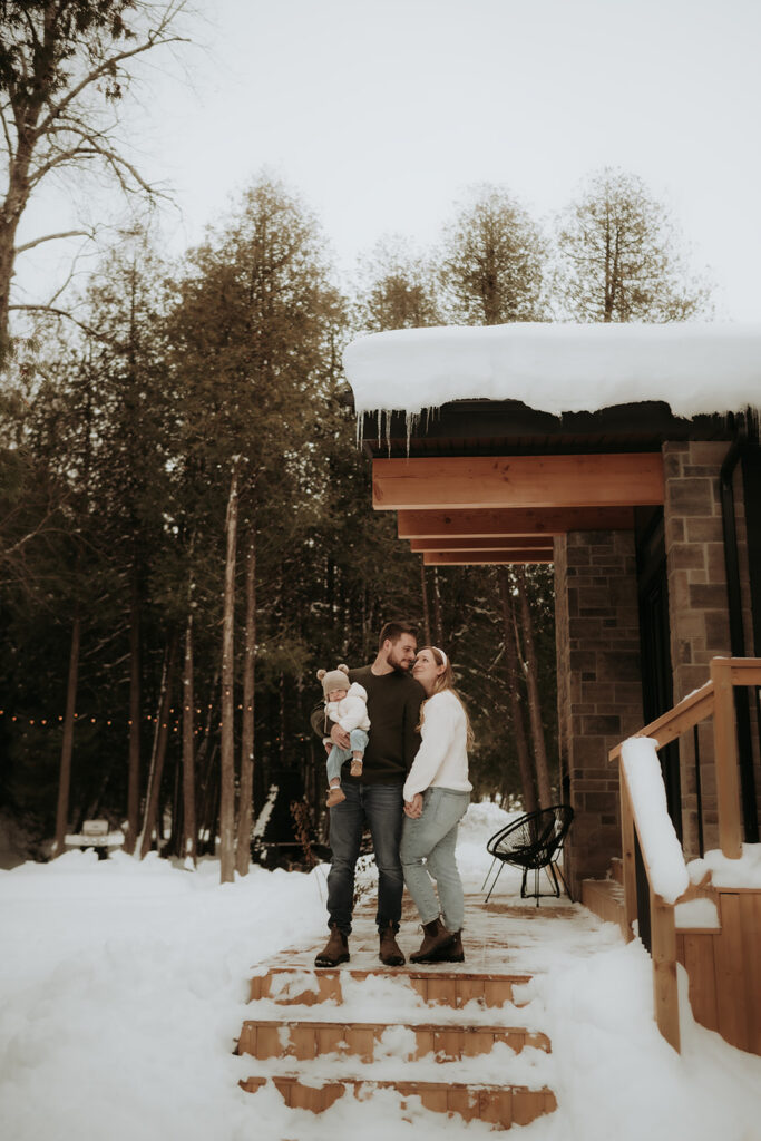 Snowy Christmas Photoshoot Location